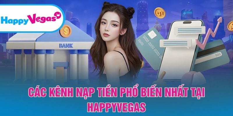 Danh sách hình thức nạp tiền tiện lợi tại HappyVegas