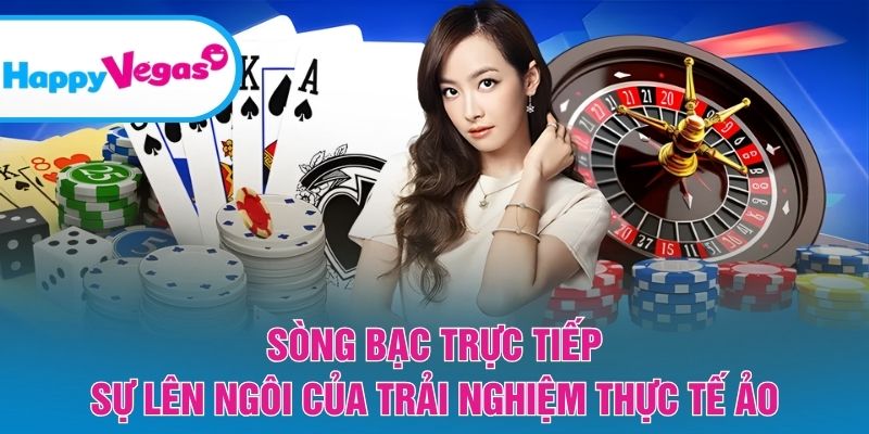 Live casino – Xu hướng giải trí với trải nghiệm chân thực